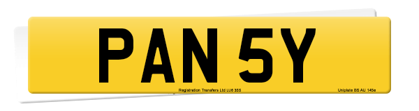 Registration number PAN 5Y
